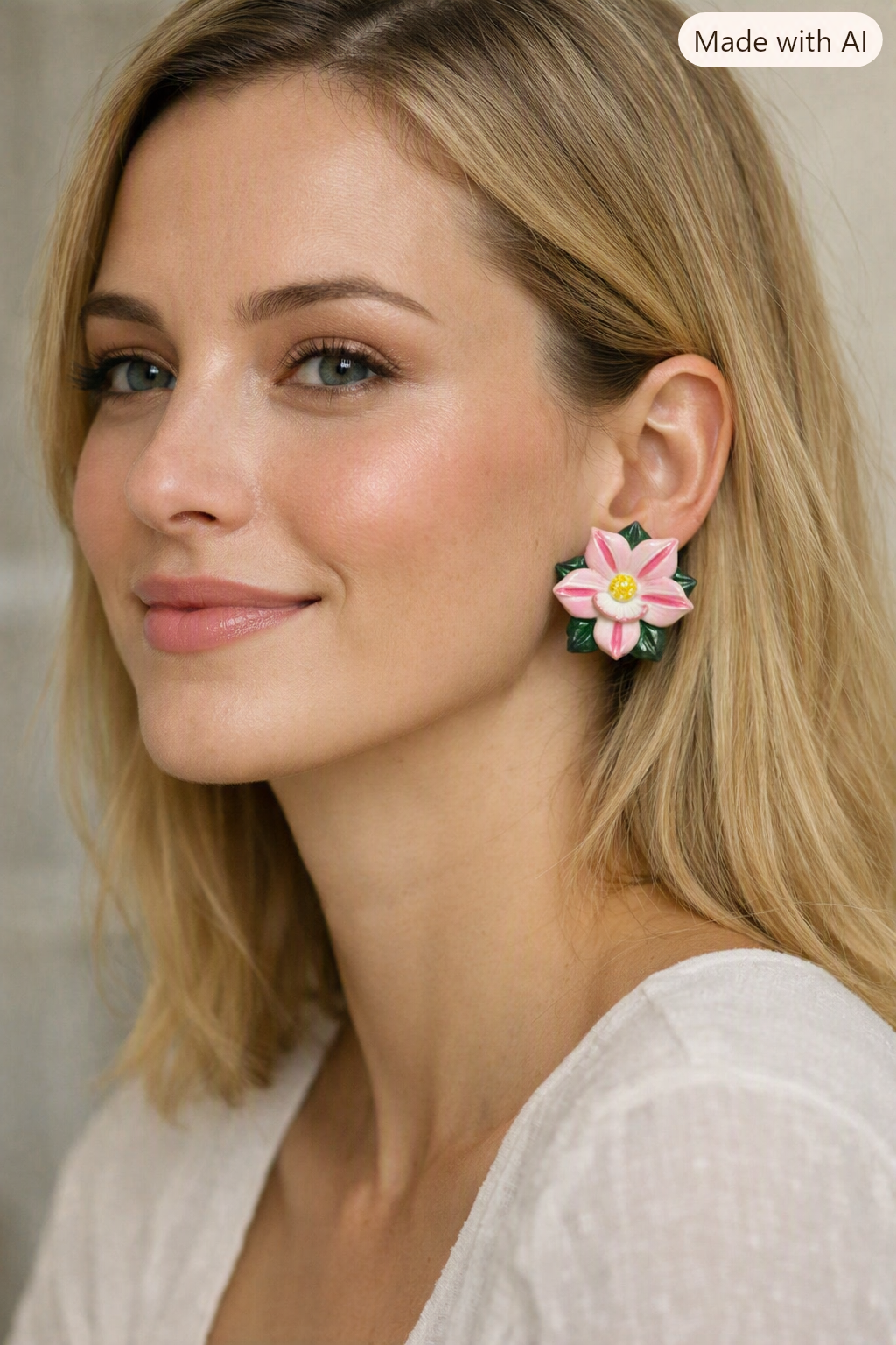 Oorbellen Spring Orchid, Ear Wires Spring Orchid